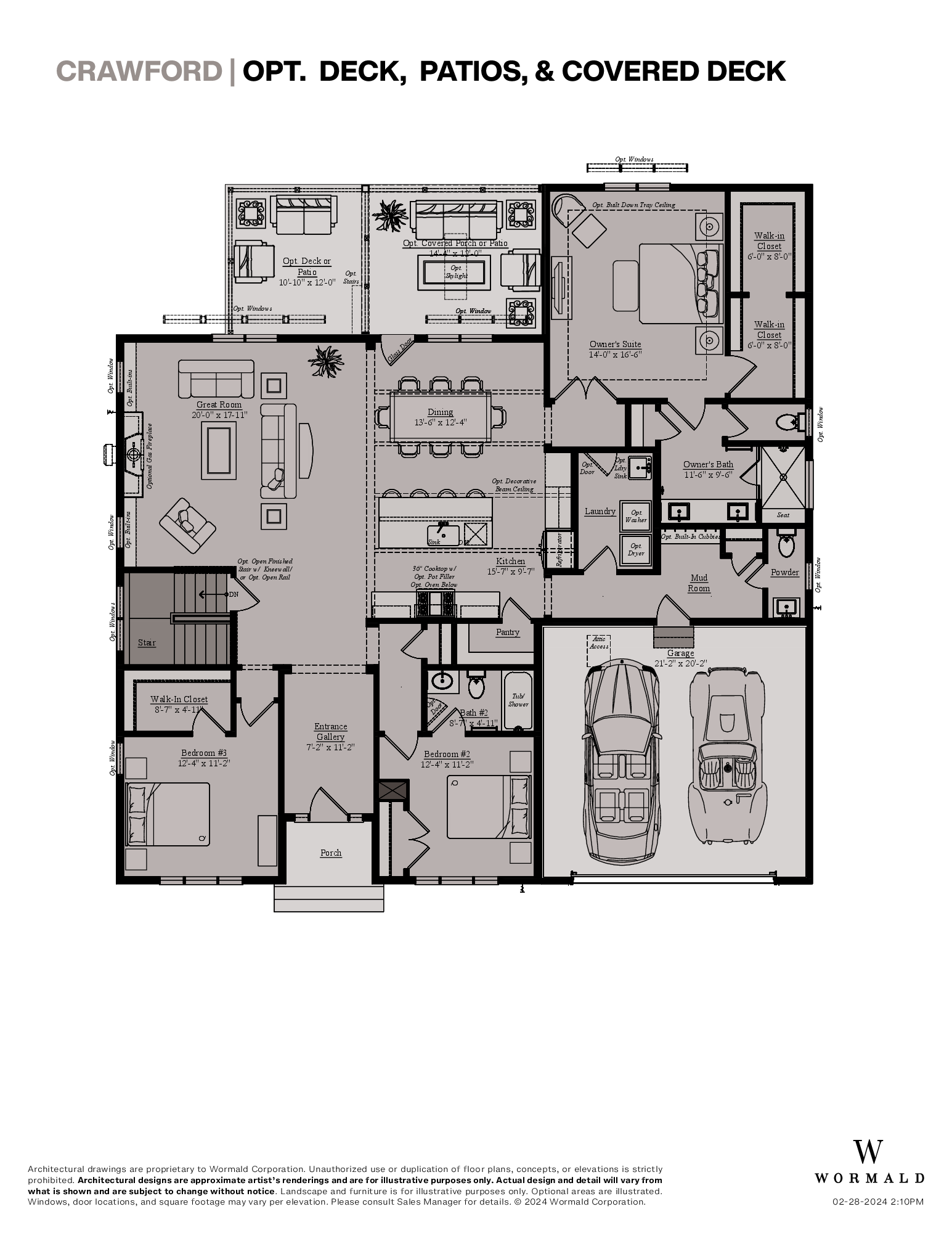 The Crawford floor plan 1