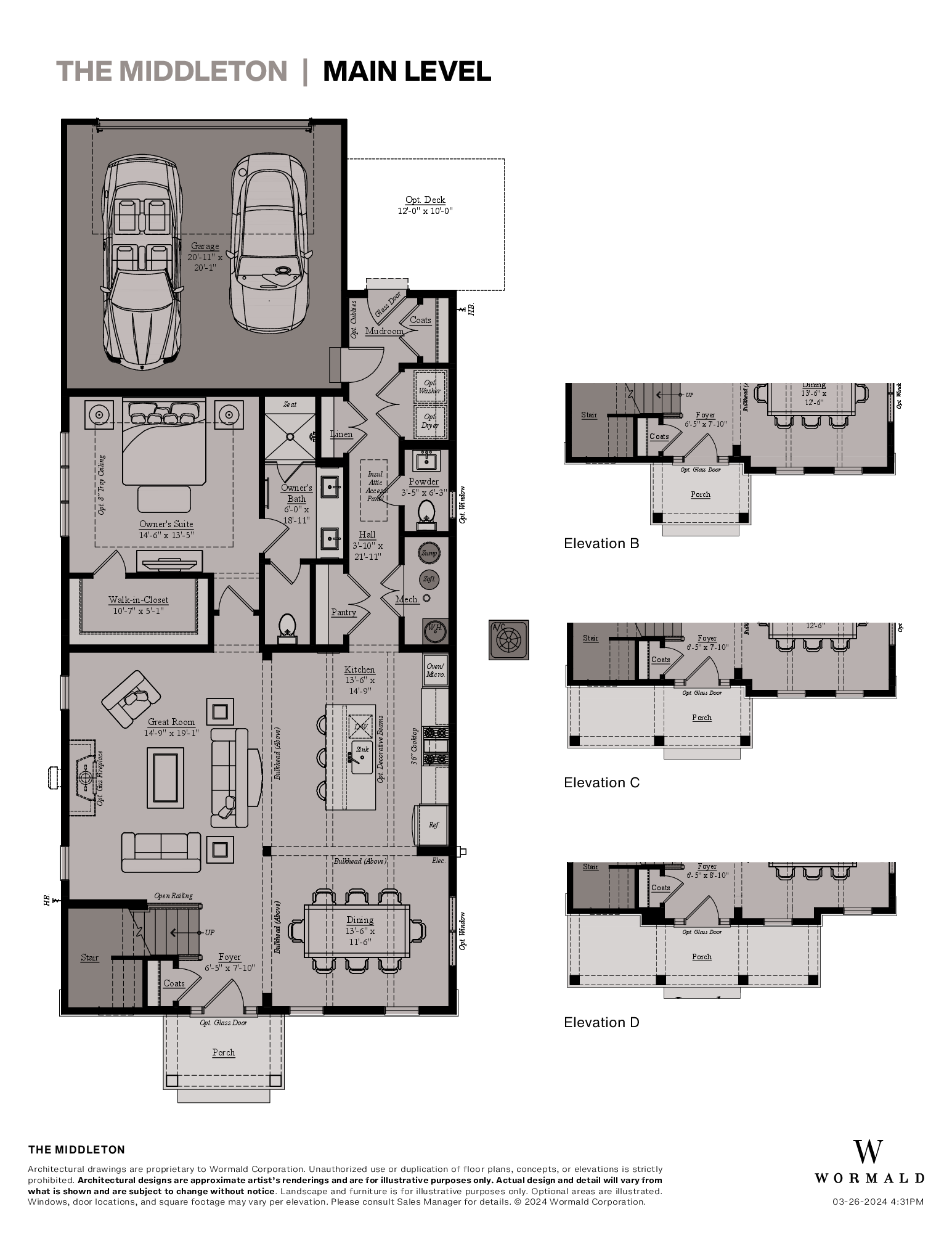 The Middleton floor plan 0