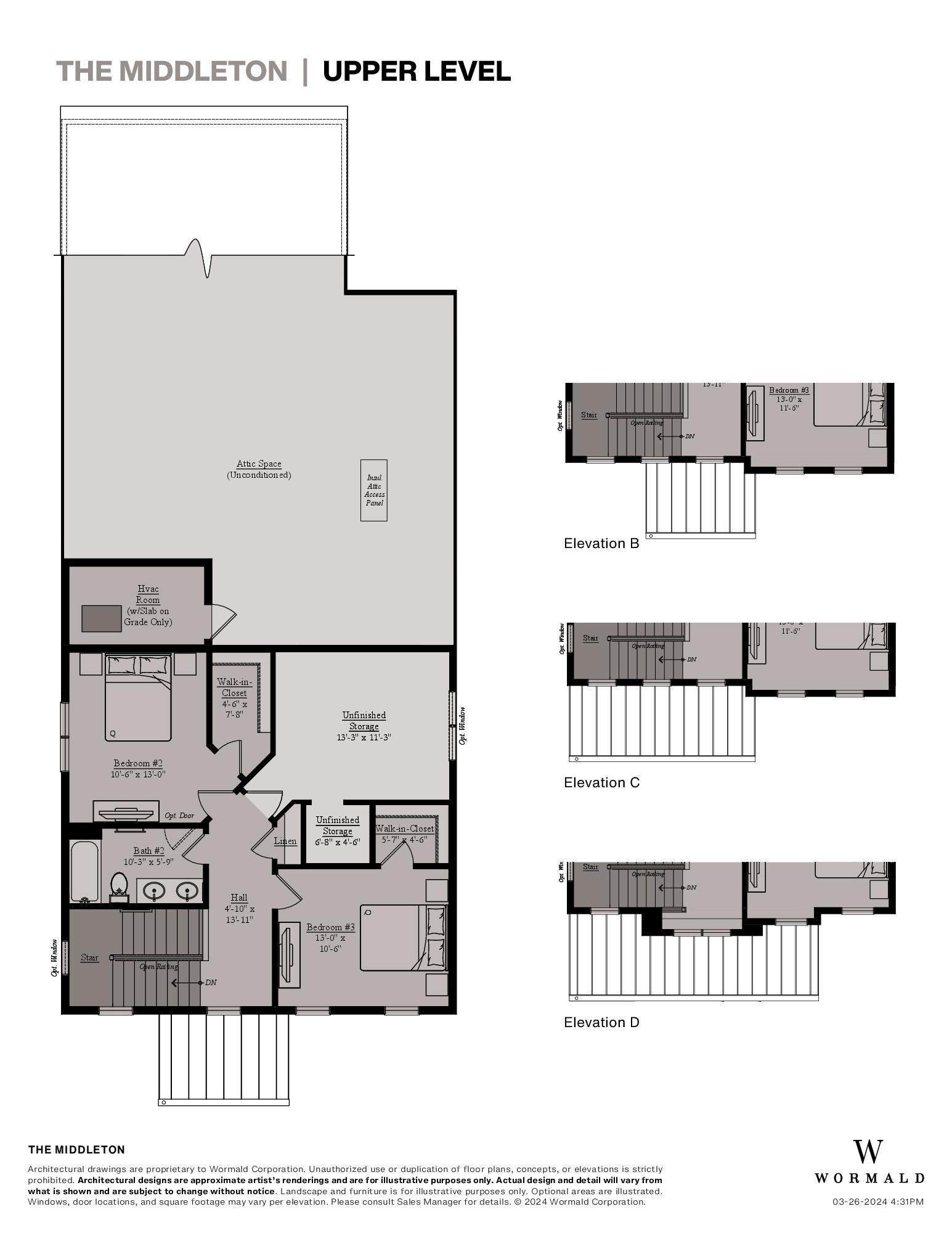 The Middleton floor plan 1