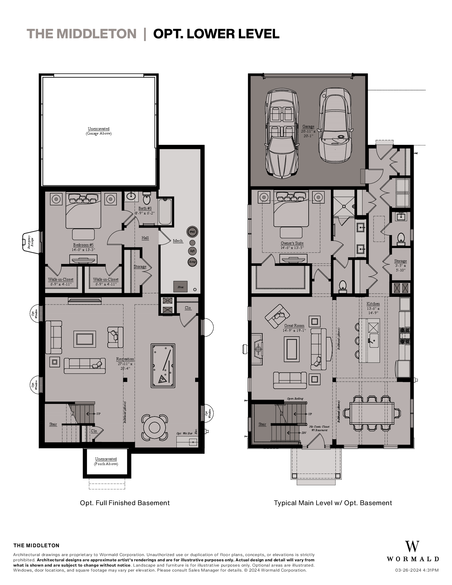 The Middleton floor plan 3