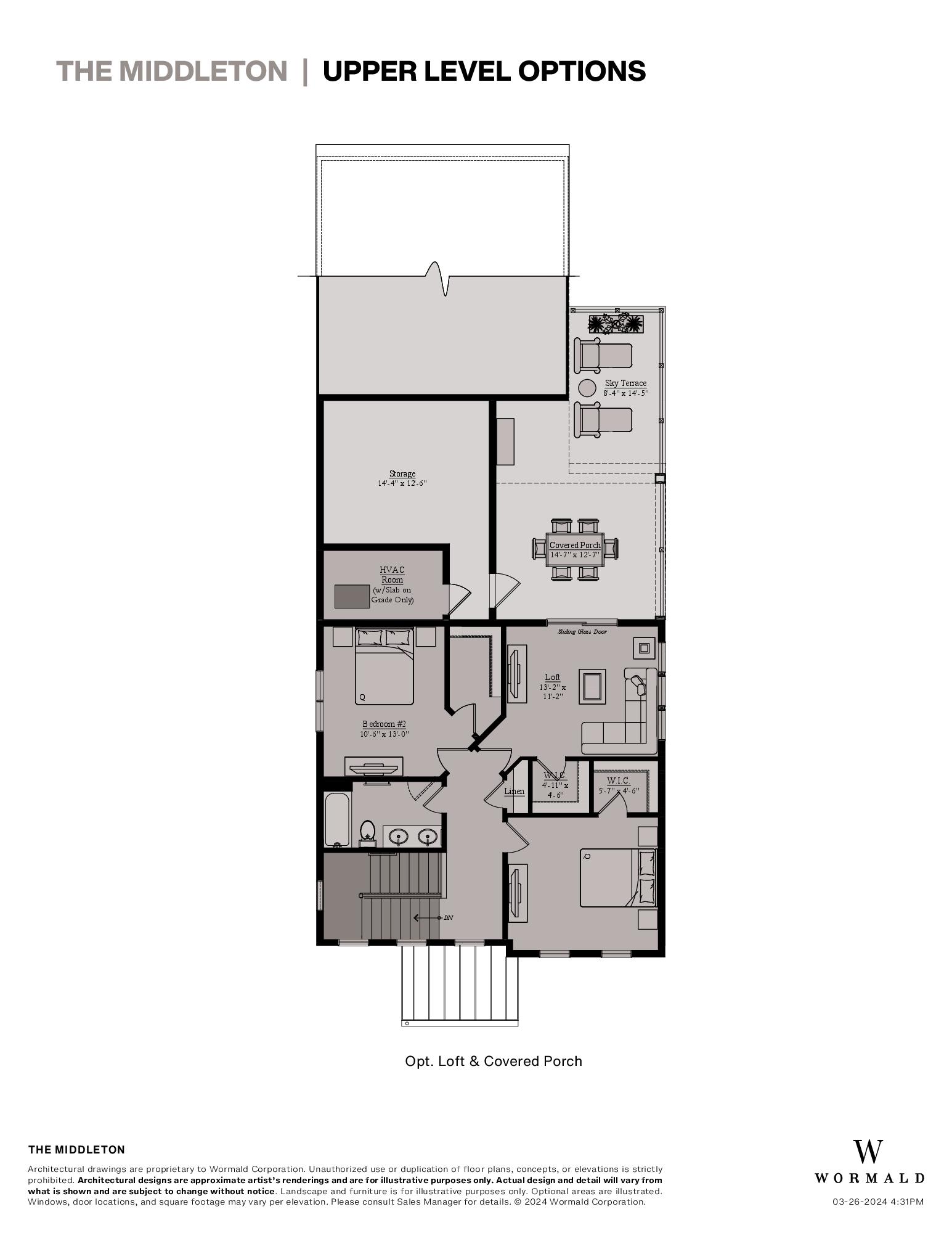 The Middleton floor plan 4