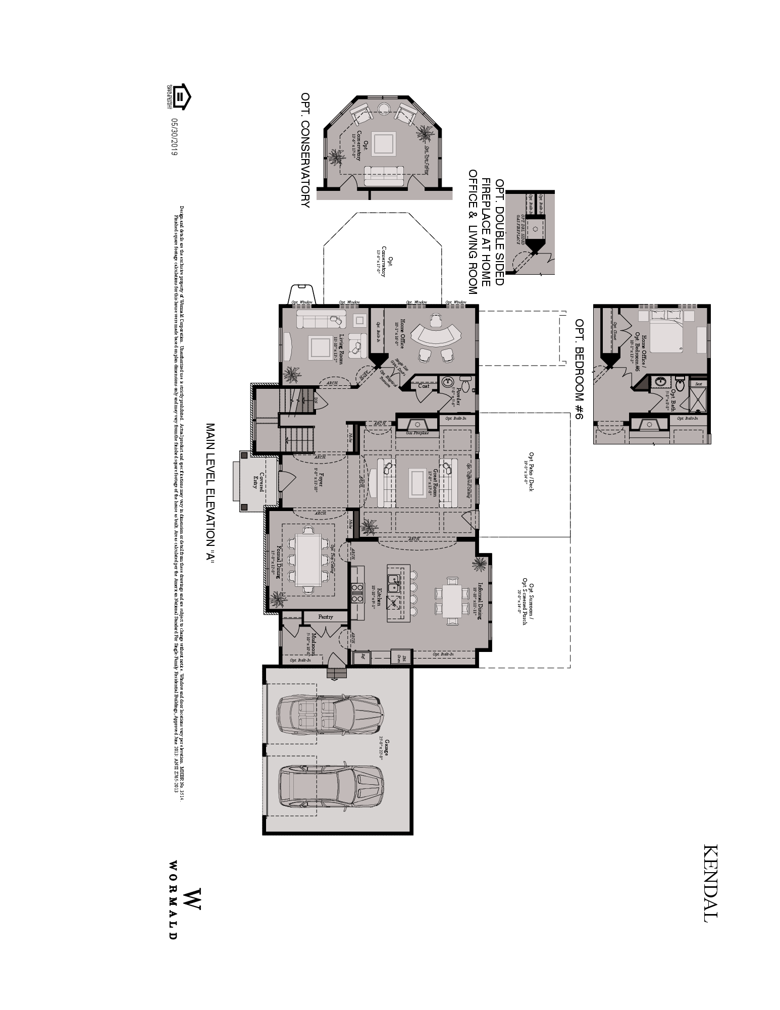 The Kendal floor plan 0