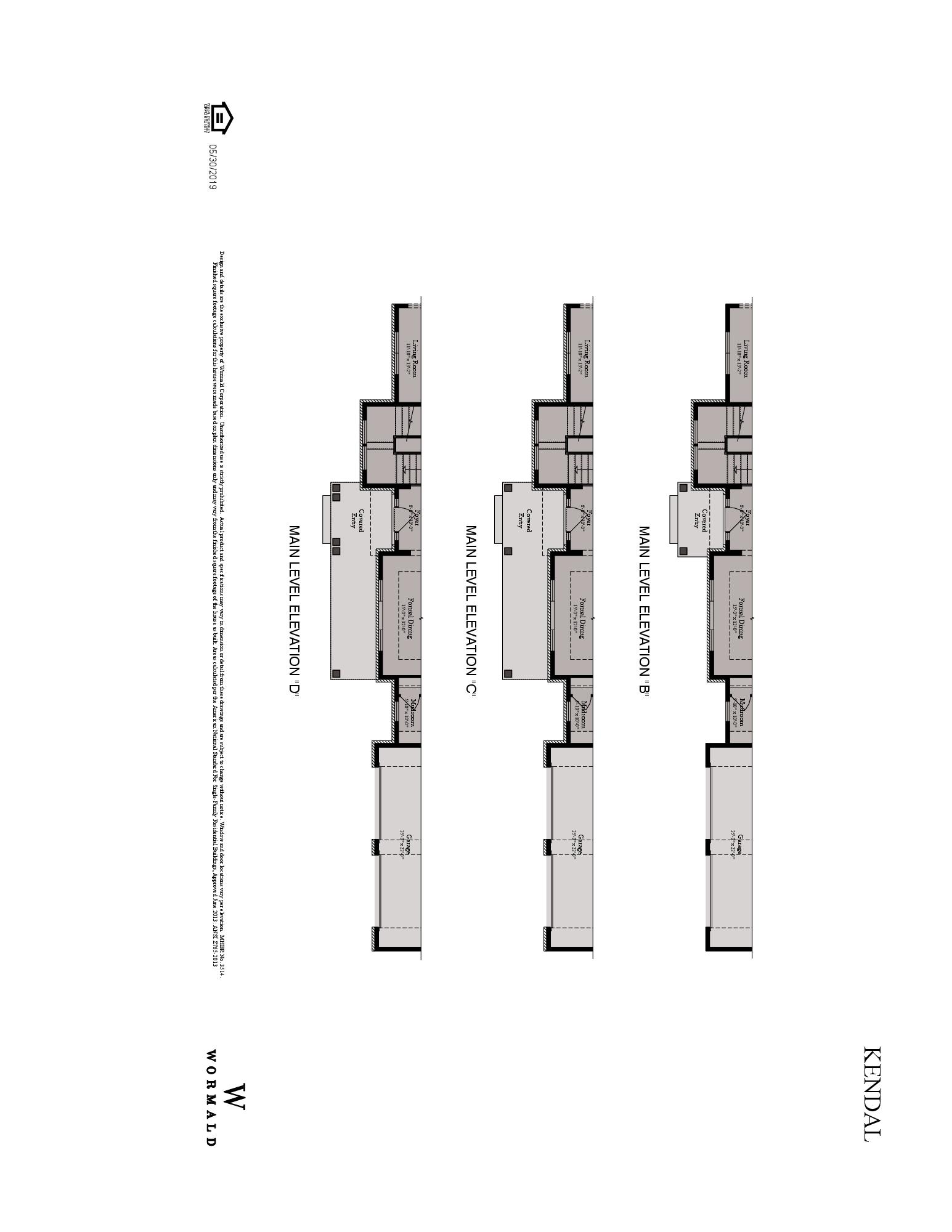 The Kendal floor plan 1