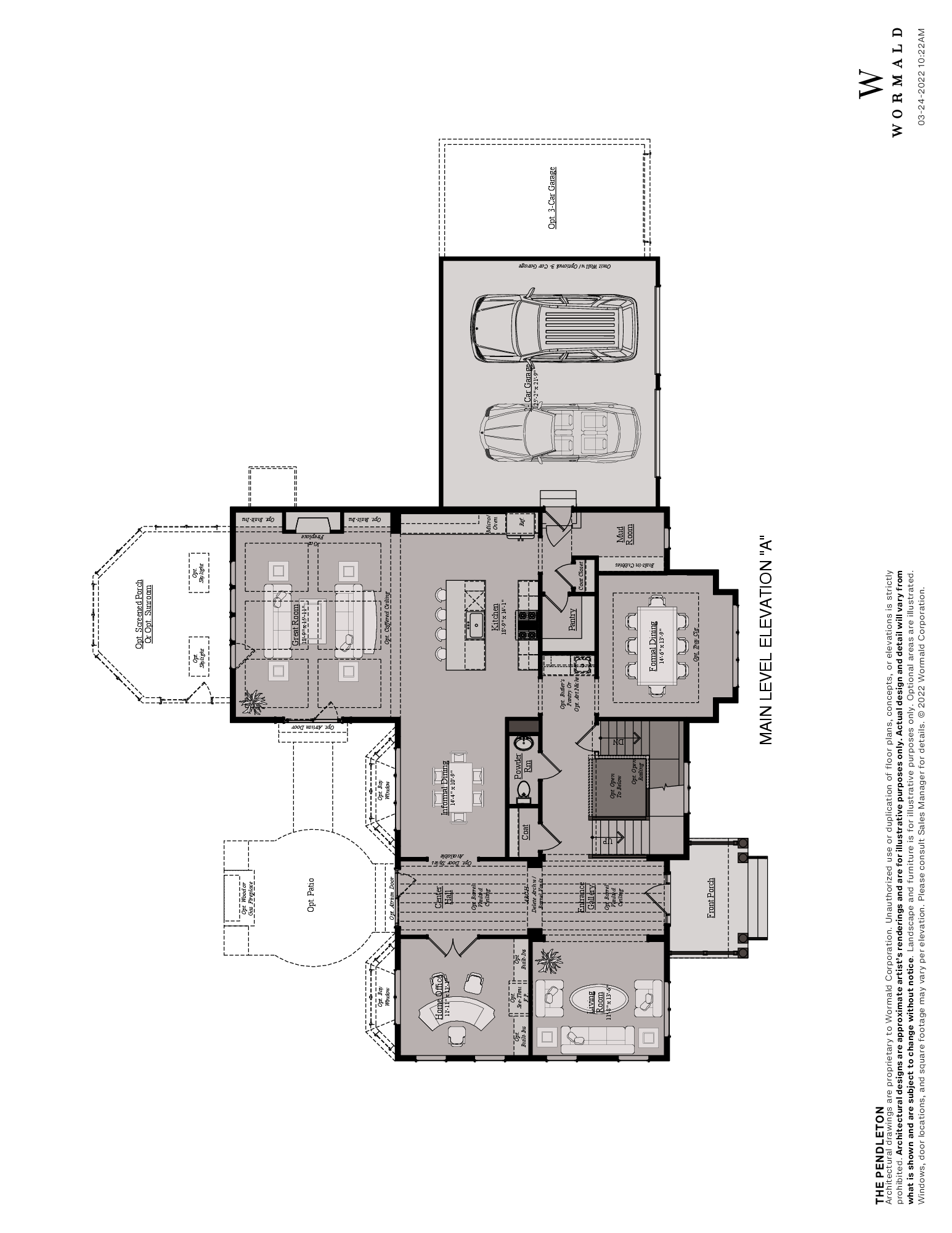 The Pendleton floor plan 0