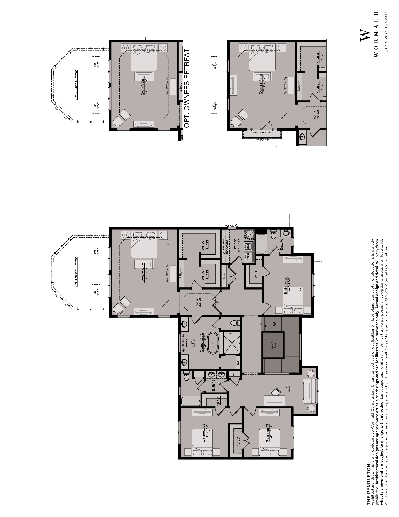 The Pendleton floor plan 3