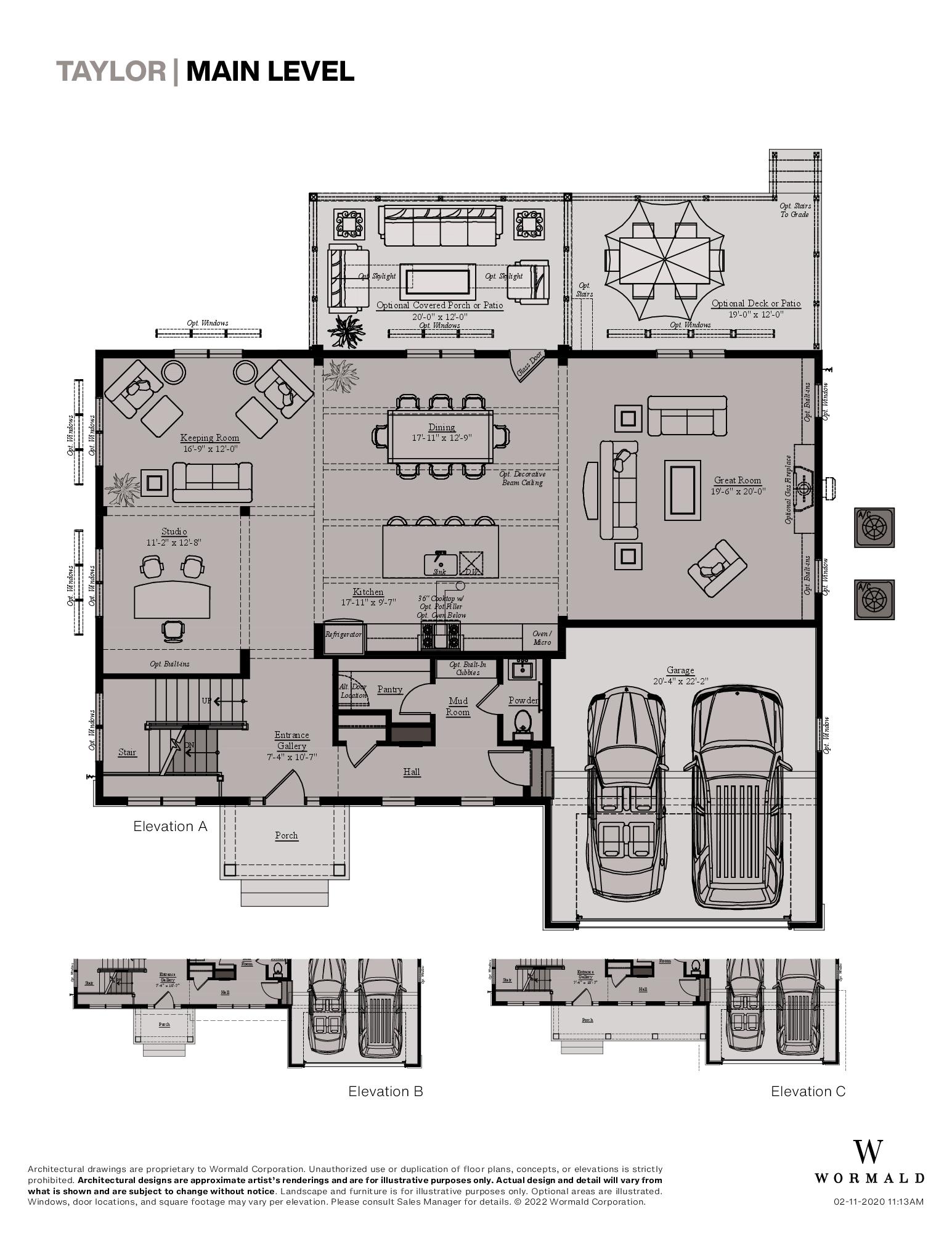 The Taylor floor plan 0