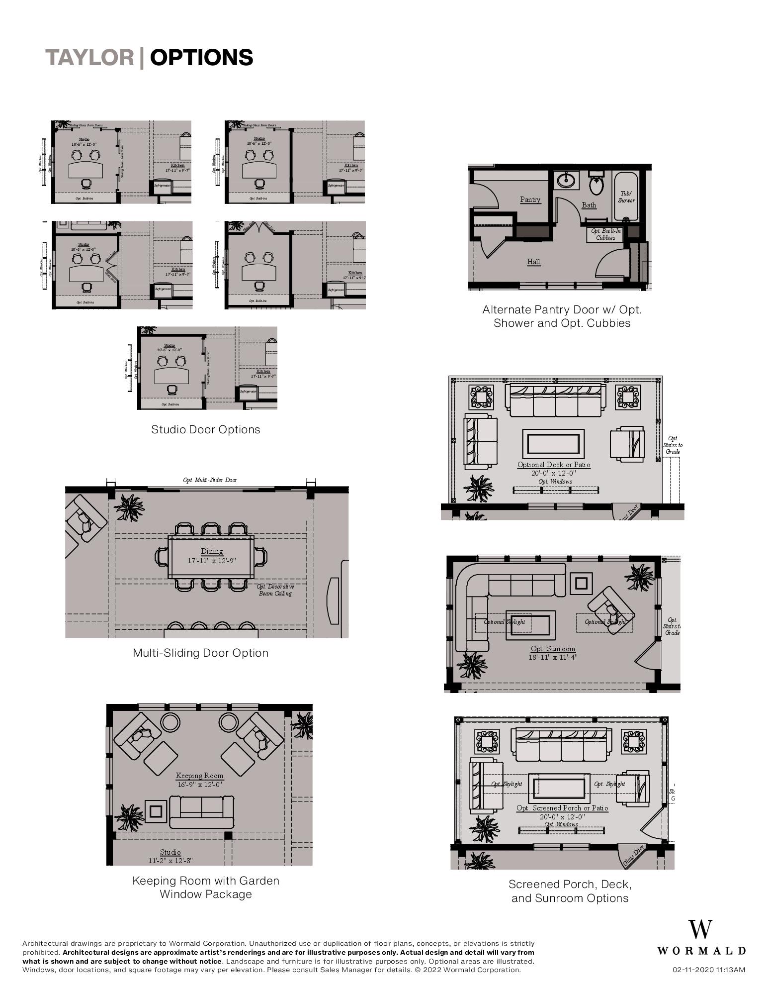 The Taylor floor plan 2