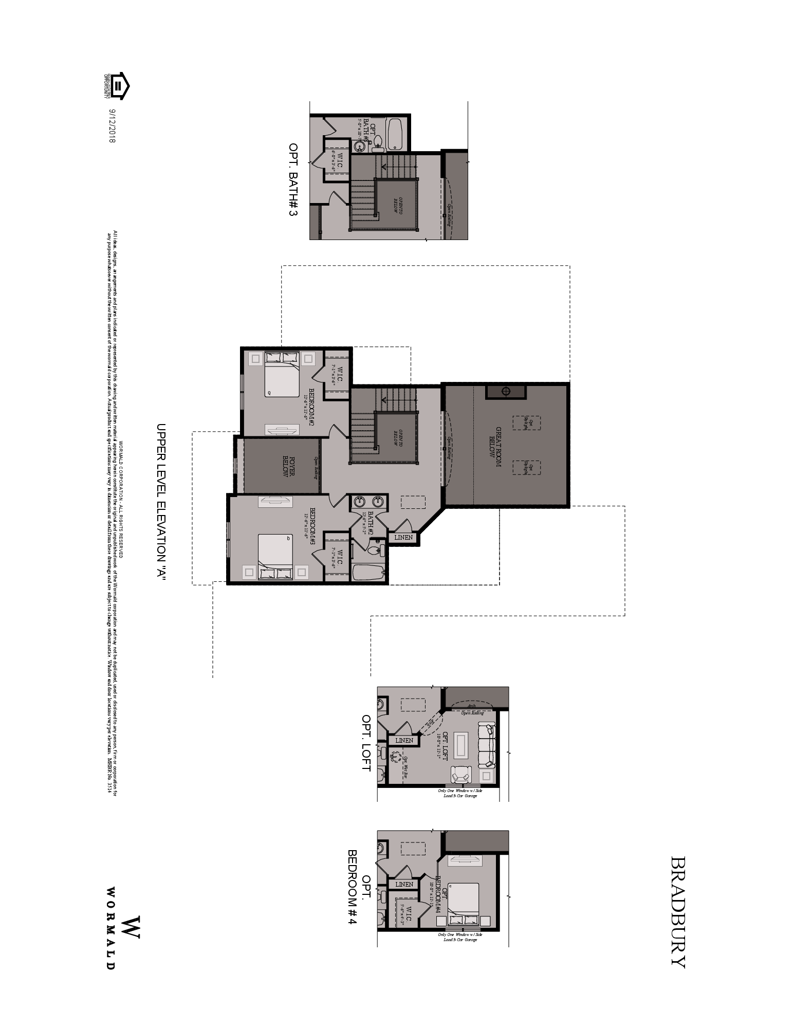 The Bradbury floor plan 4