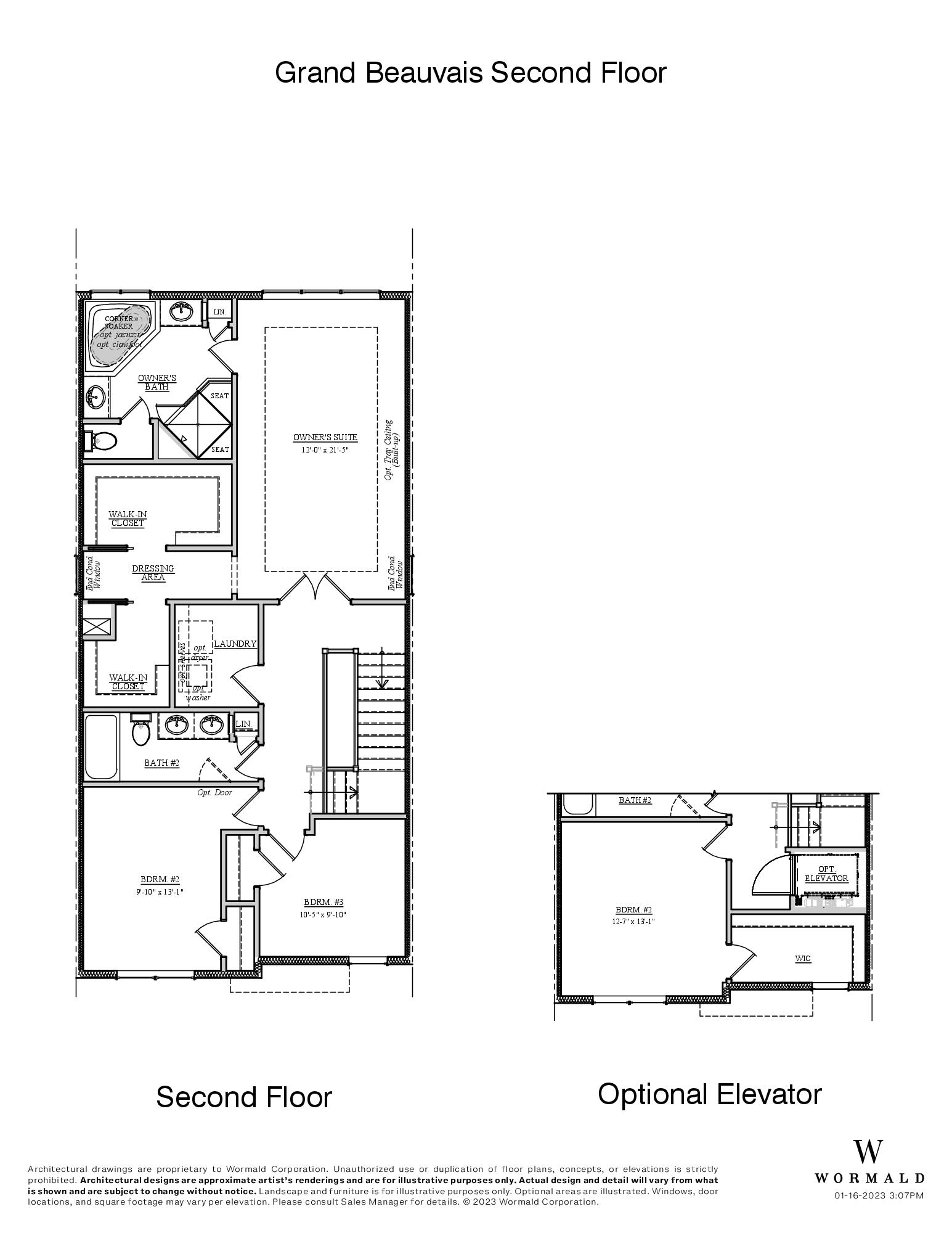 The Grand Beauvais floor plan 1