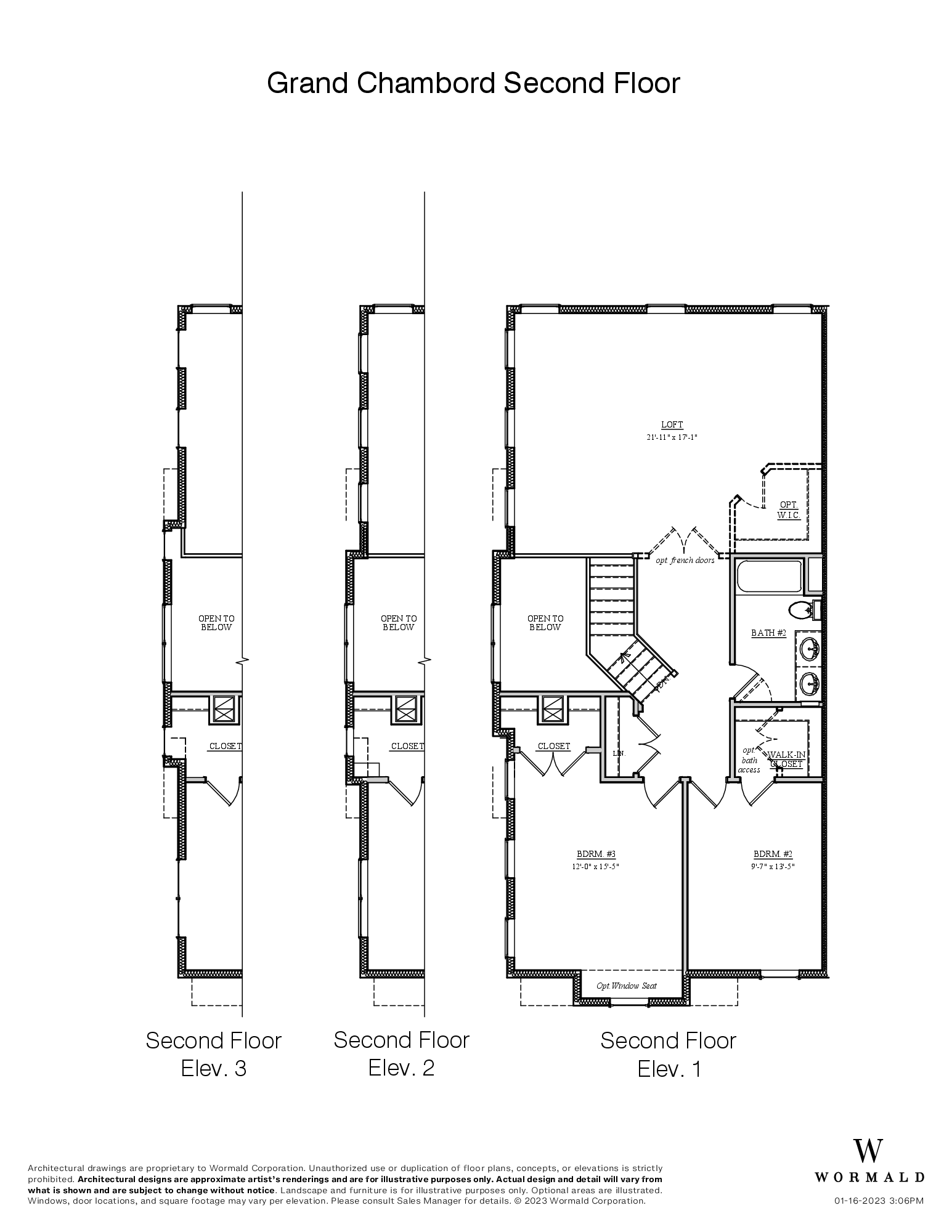 The Grand Chambord floor plan 1