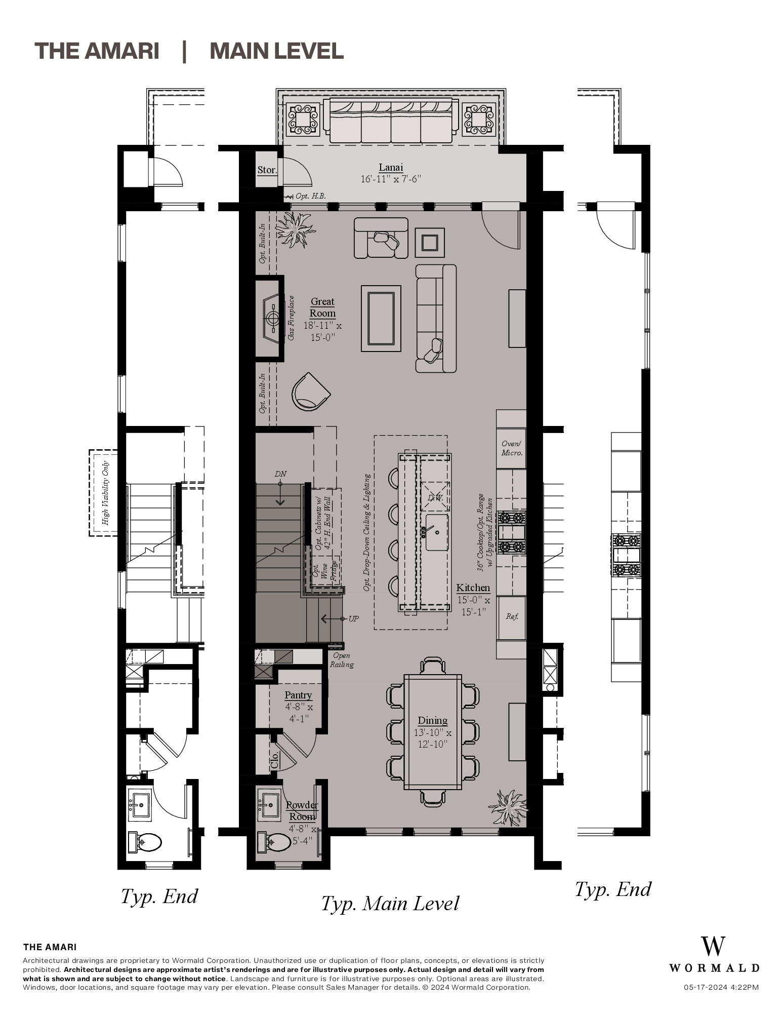 The Amari floor plan 1