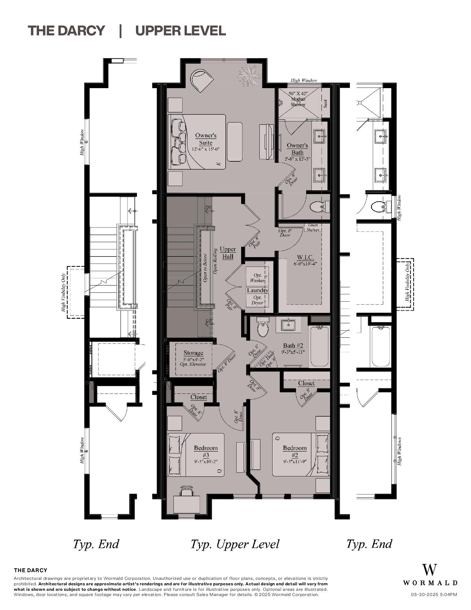 The Darcy (with elevator) floor plan 2