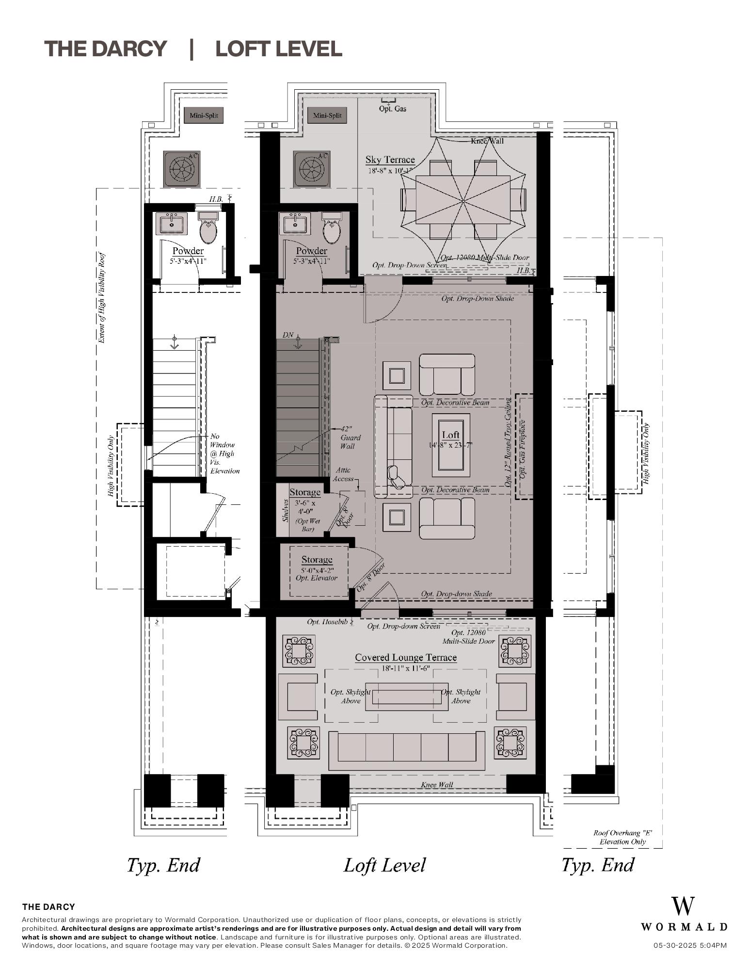 The Darcy (with elevator) floor plan 3