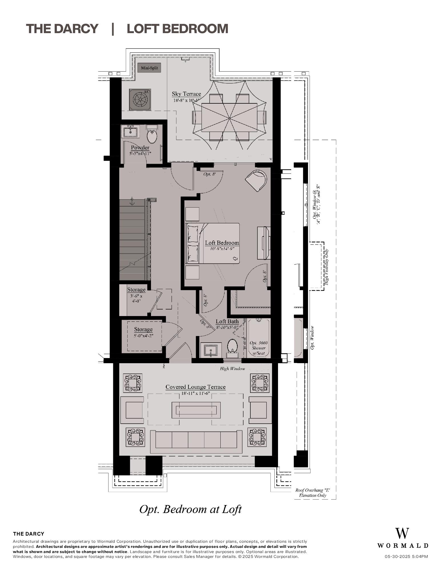 The Darcy (with elevator) floor plan 4