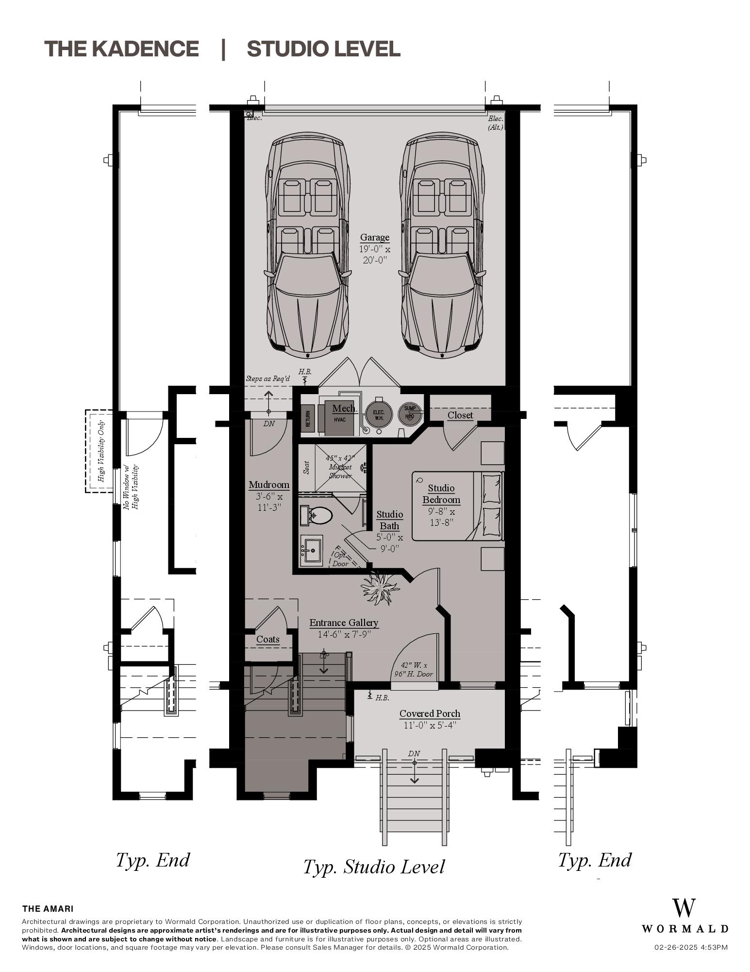 The Kadence floor plan 0