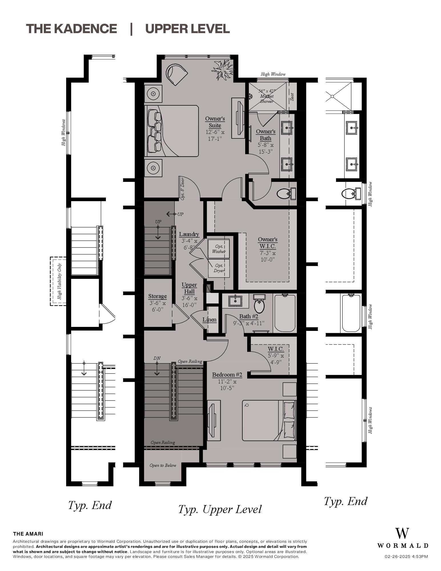 The Kadence floor plan 2