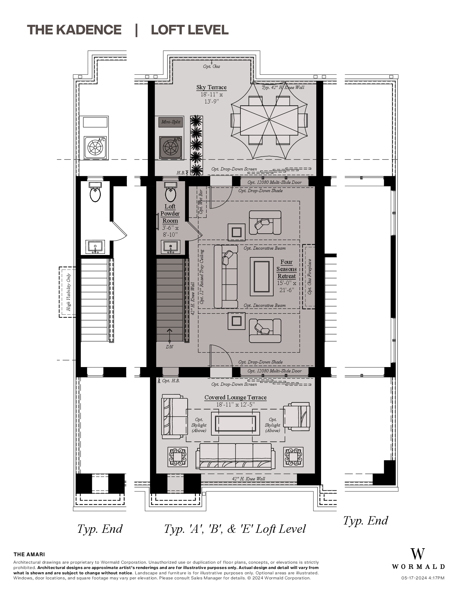 The Kadence floor plan 3
