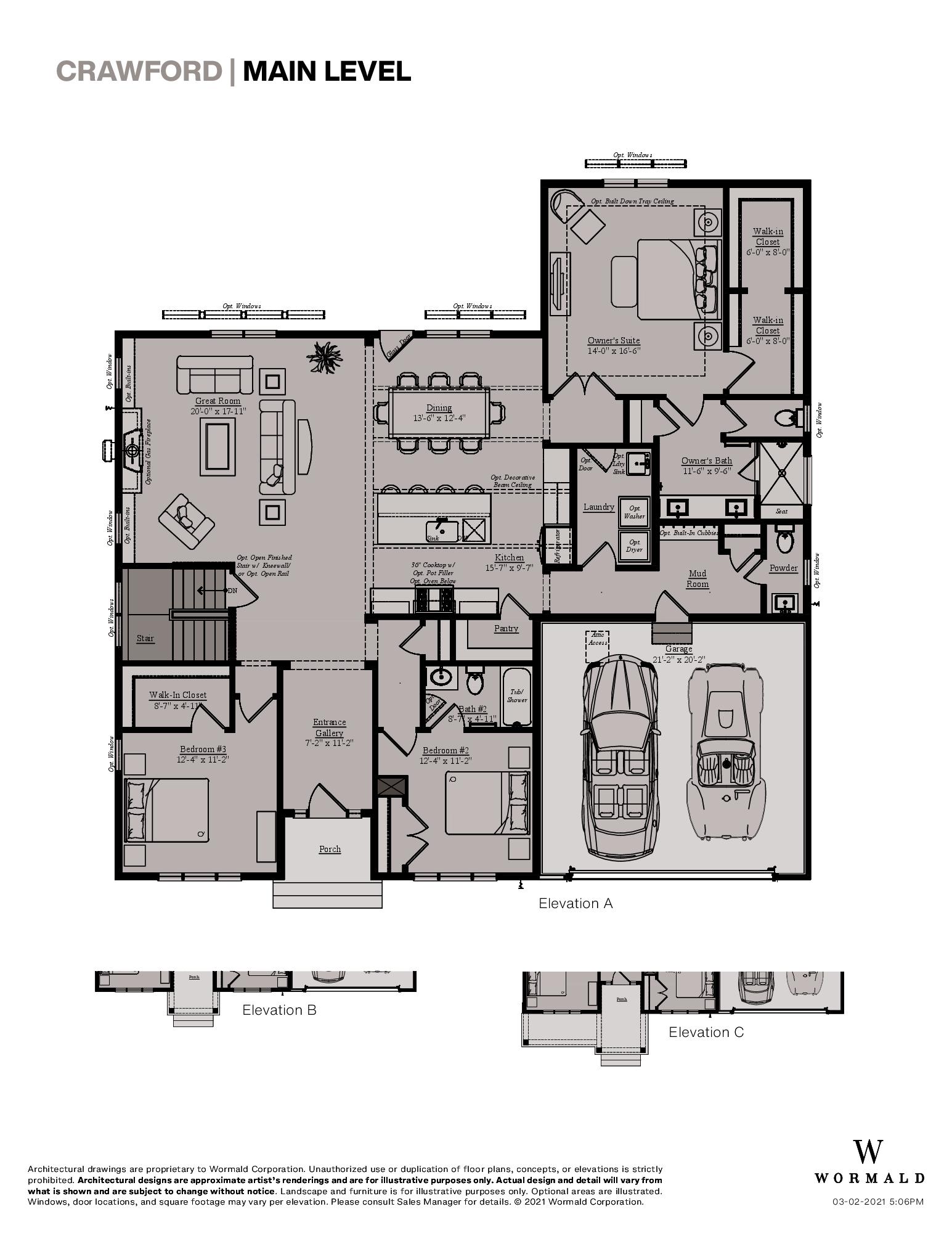 The Crawford floor plan 0