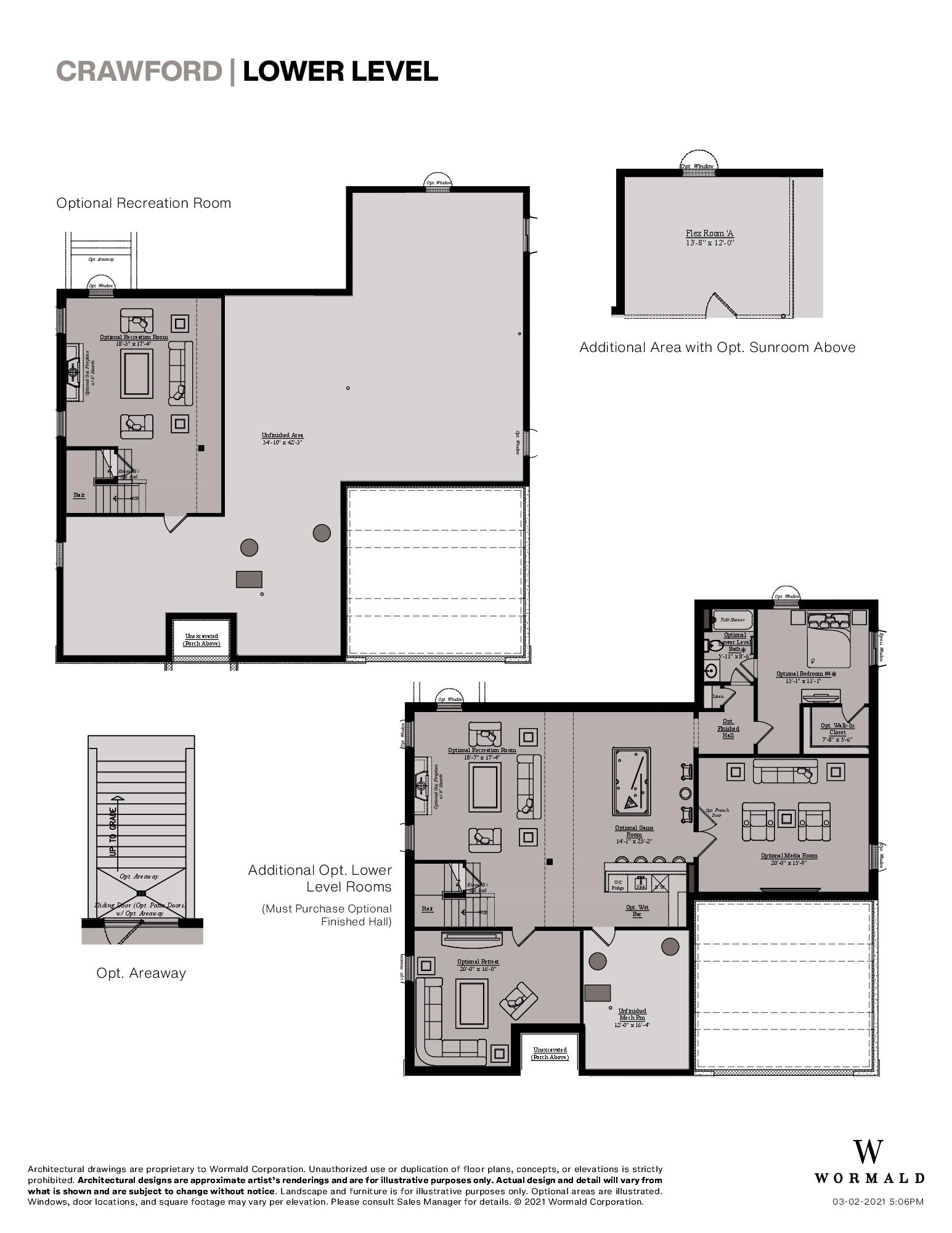 The Crawford floor plan 3