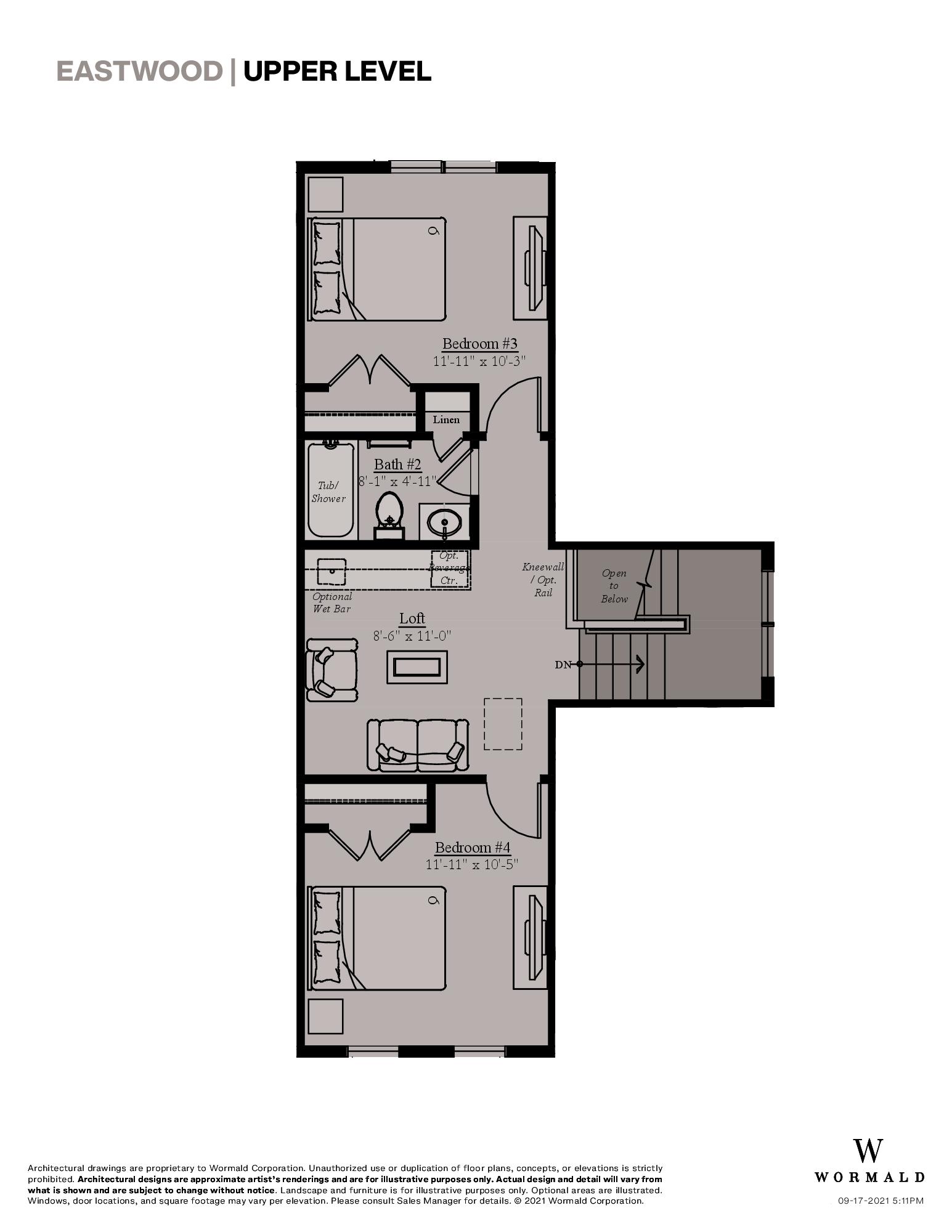 The Eastwood floor plan 1