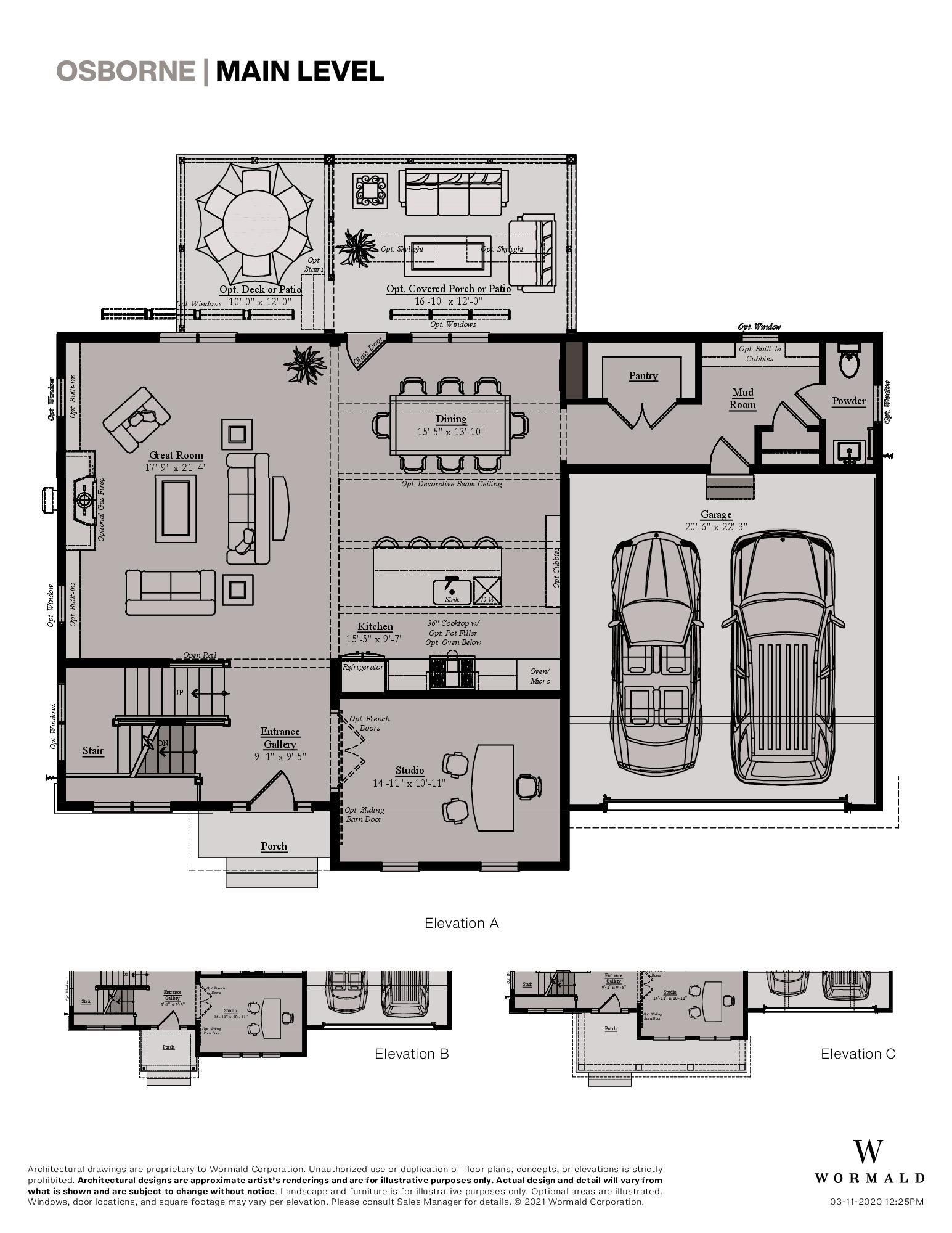 The Osborne floor plan 0