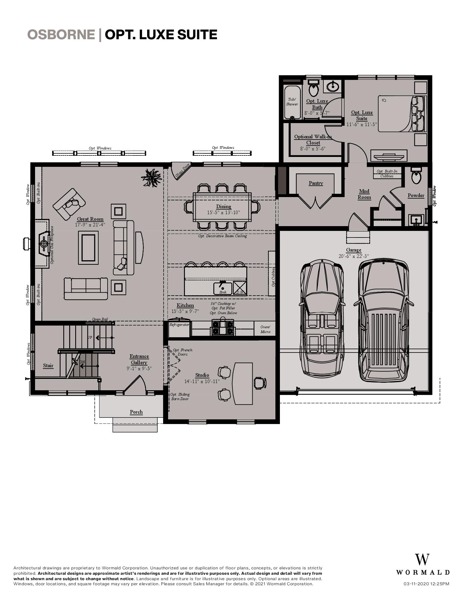 The Osborne floor plan 1