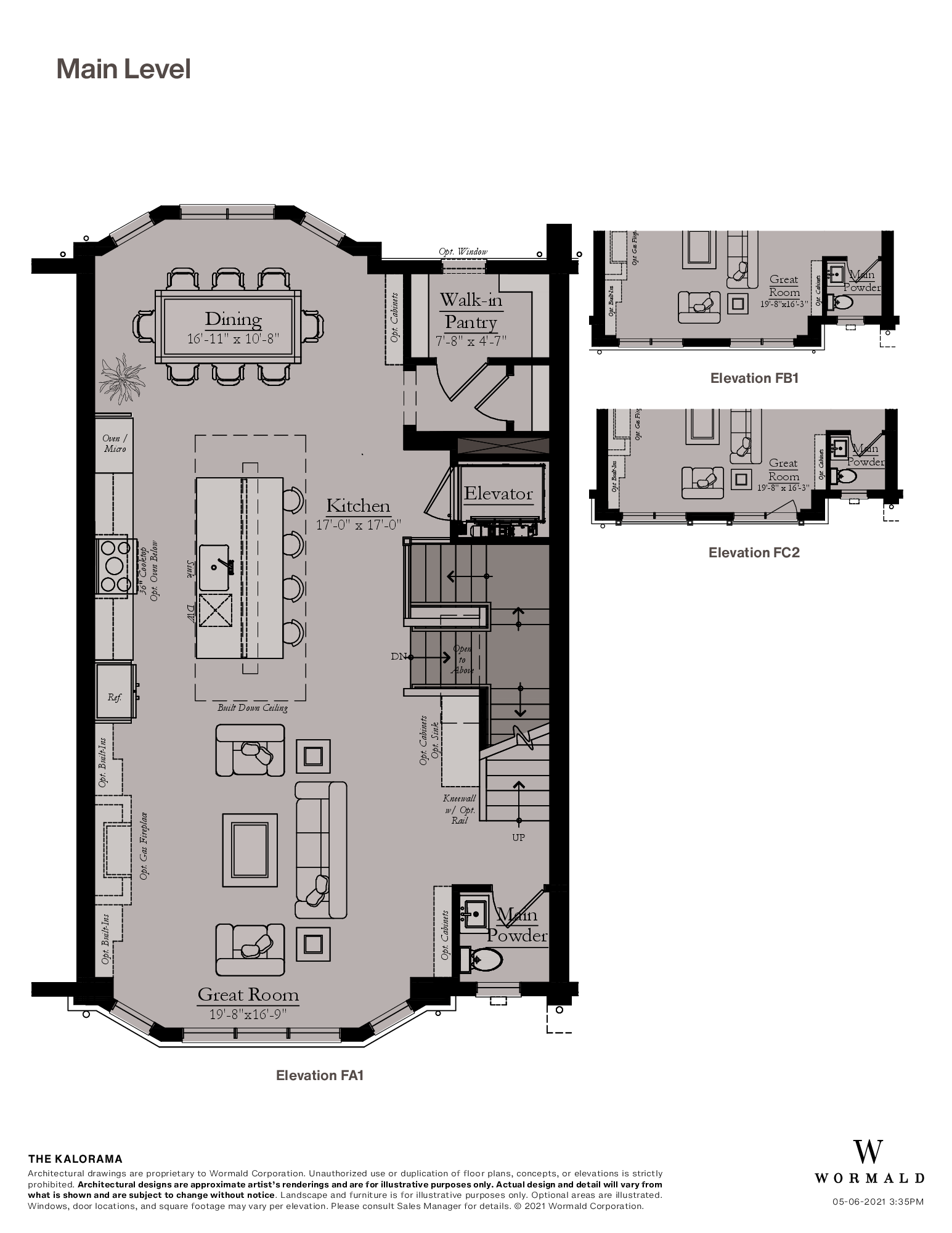 The Kalorama floor plan 1