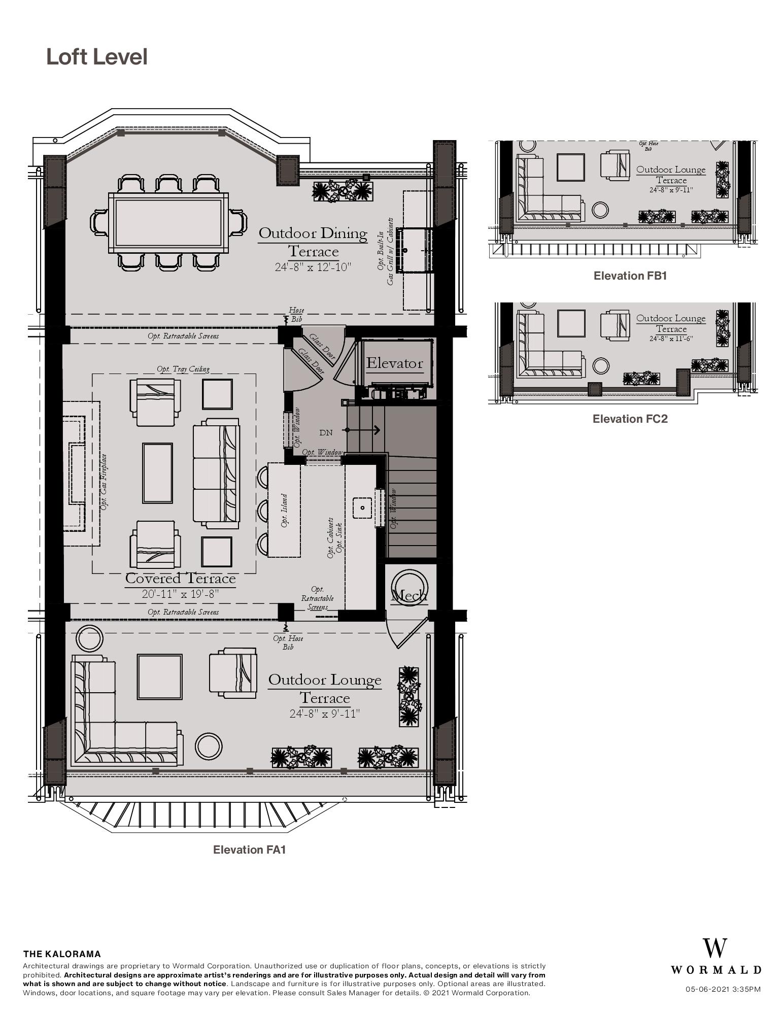 The Kalorama floor plan 3