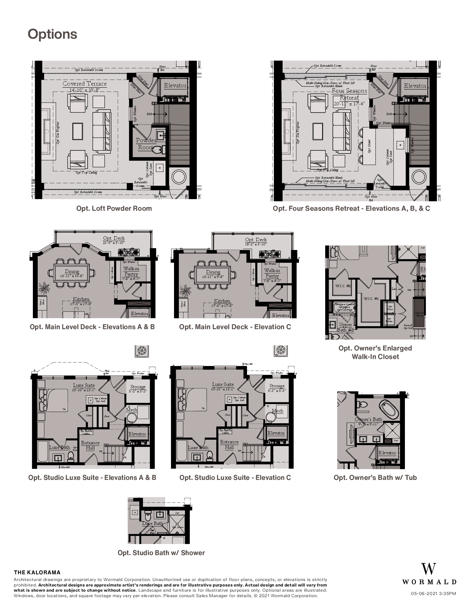 The Kalorama floor plan 4