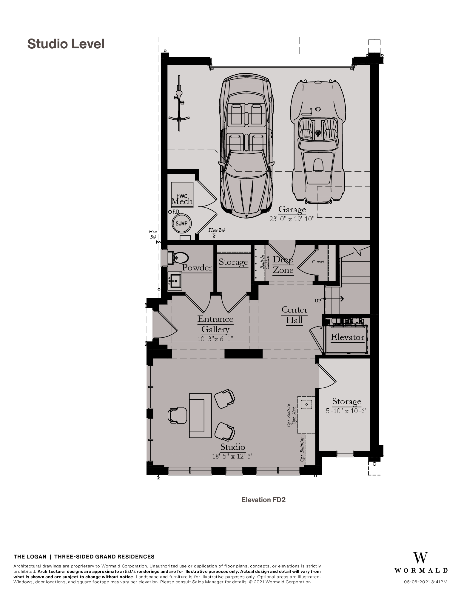 The Logan: Three-sided Grand Residence floor plan 0