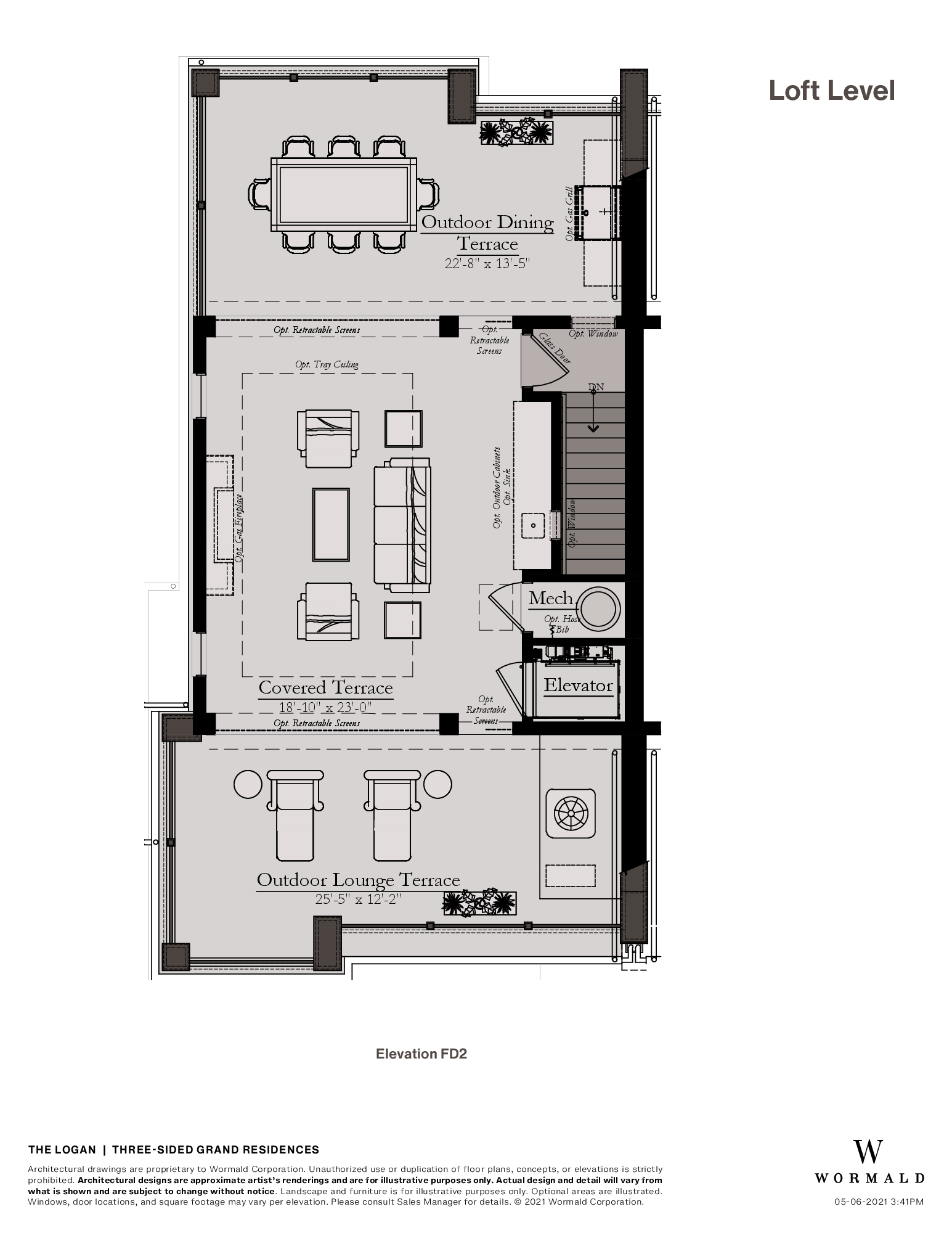The Logan: Three-sided Grand Residence floor plan 3