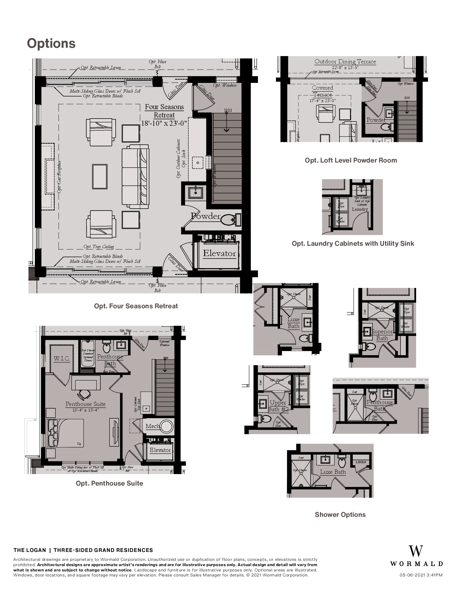 The Logan: Three-sided Grand Residence floor plan 4