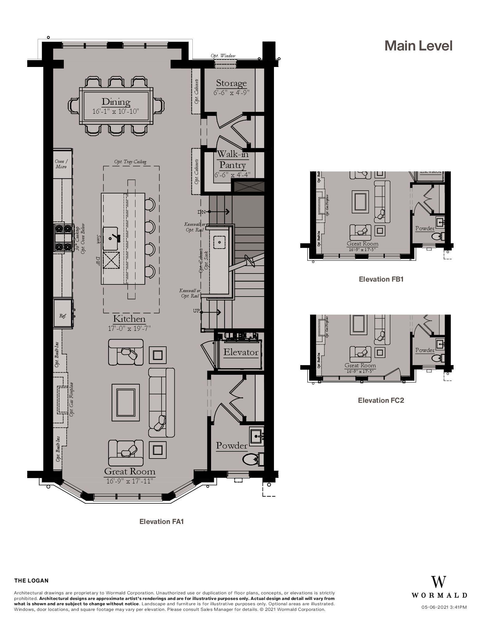 The Logan floor plan 1