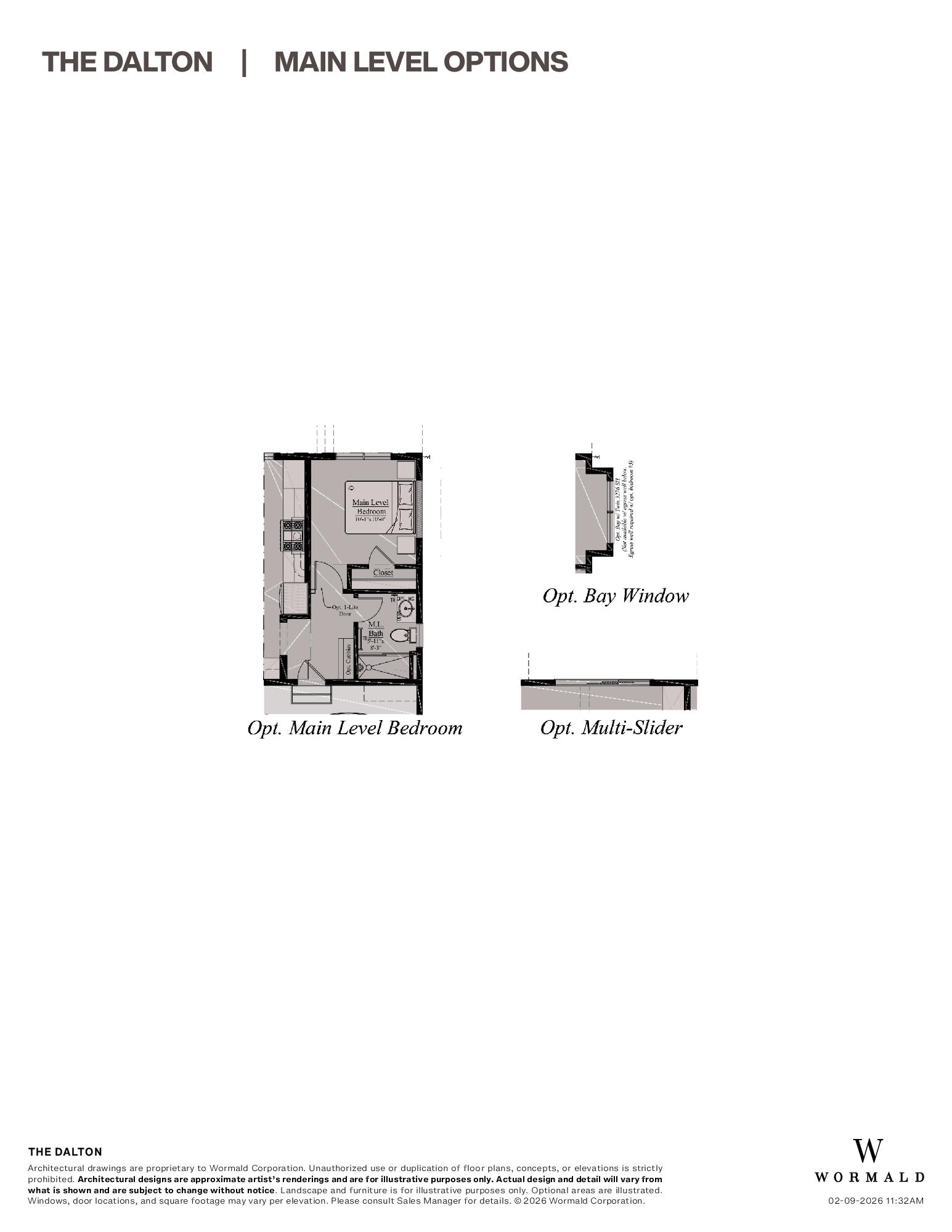 The Dalton floor plan 3