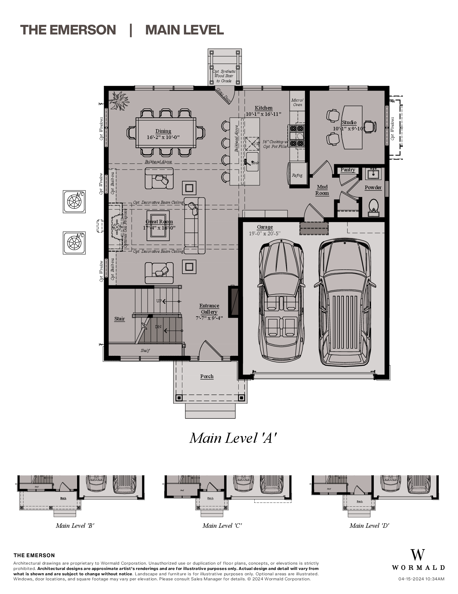 The Emerson floor plan 0