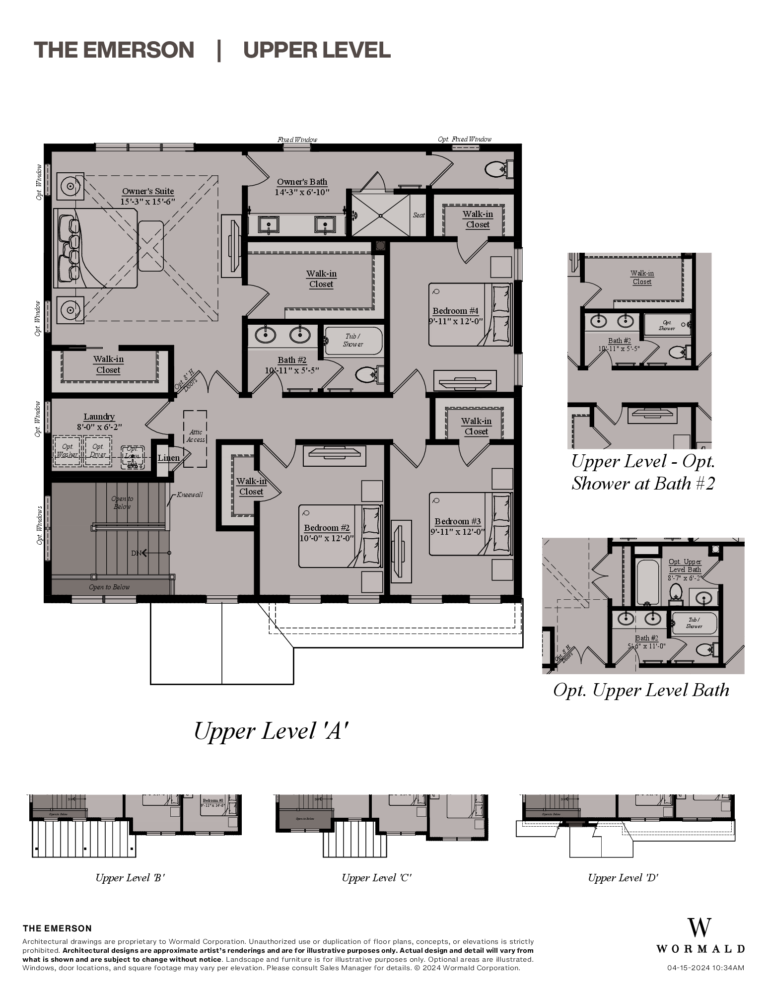 The Emerson floor plan 1