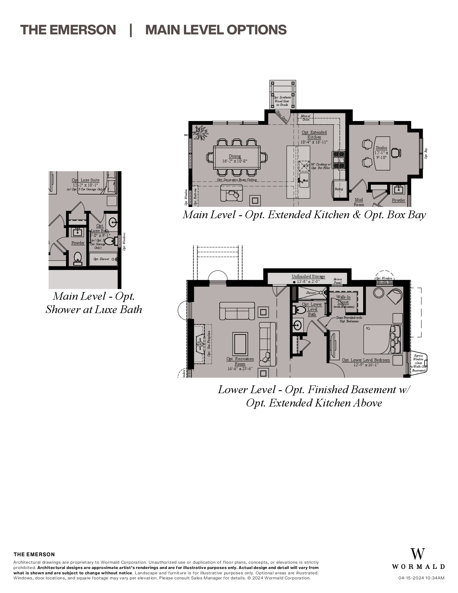 The Emerson floor plan 3