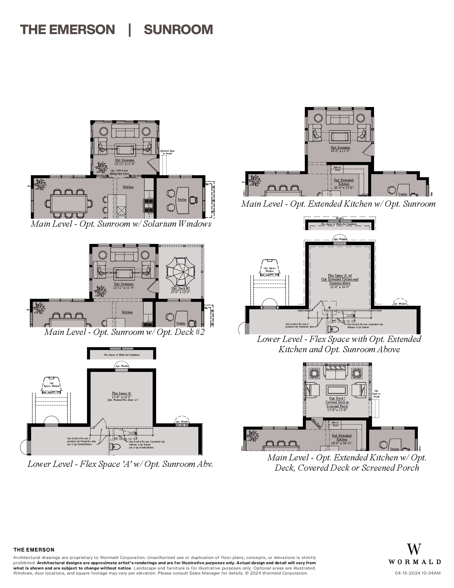 The Emerson floor plan 4