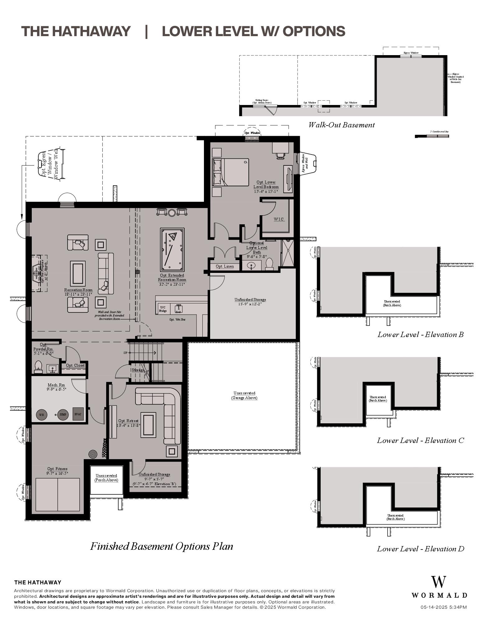 The Hathaway floor plan 1