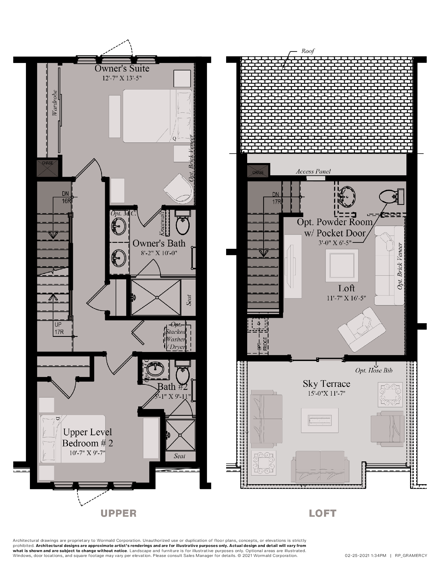 The Gramercy floor plan 1