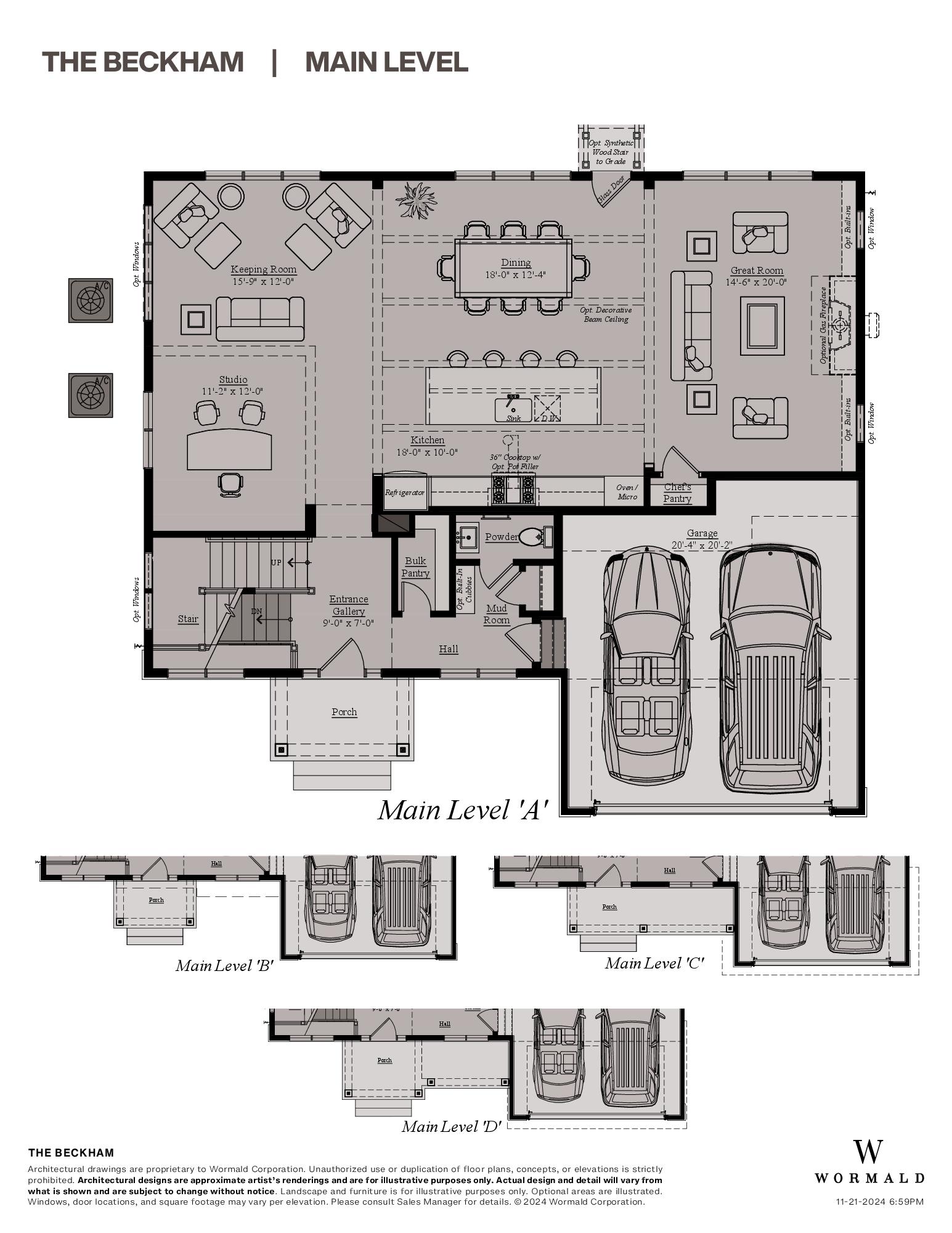 The Beckham floor plan 0