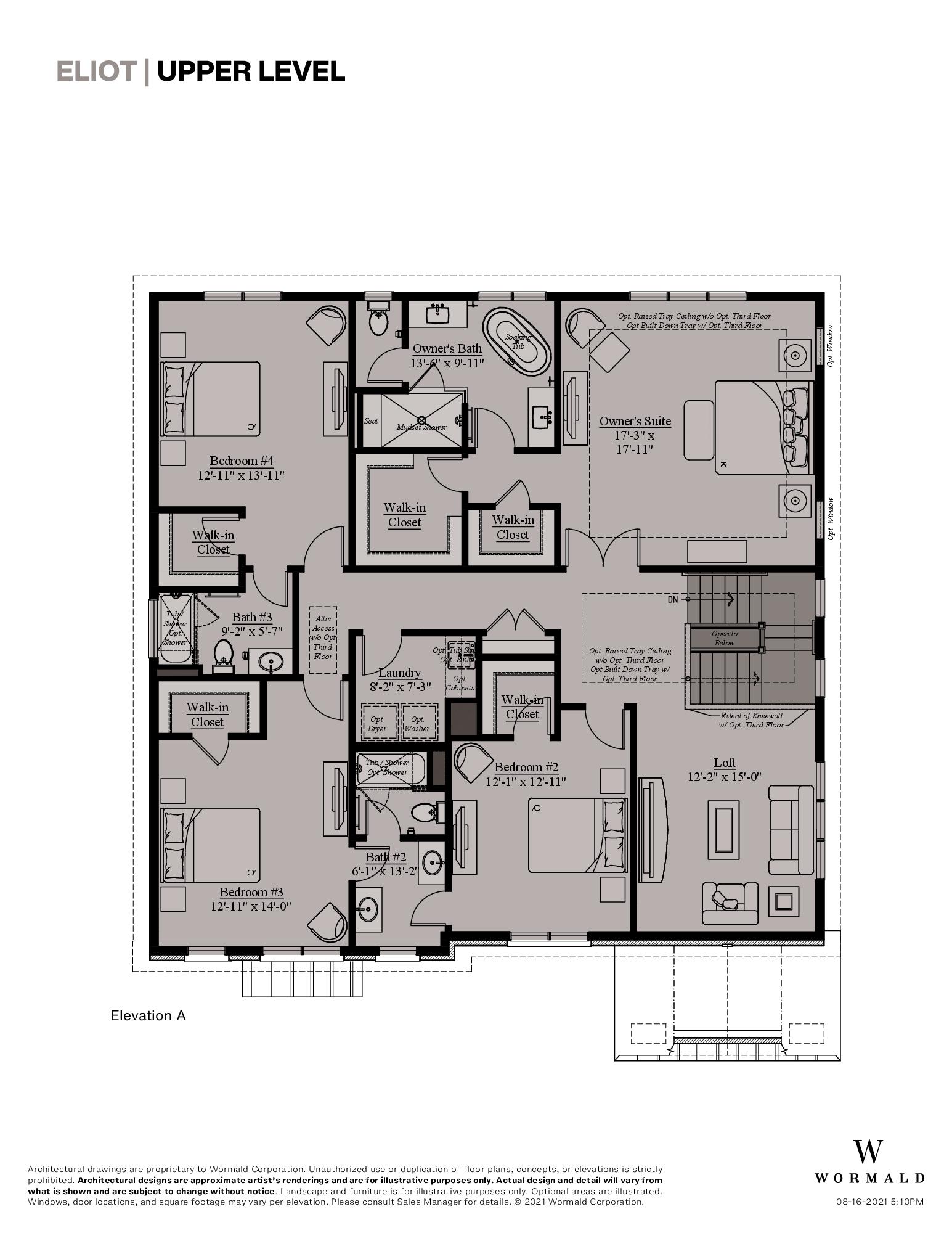 The Eliot floor plan 1