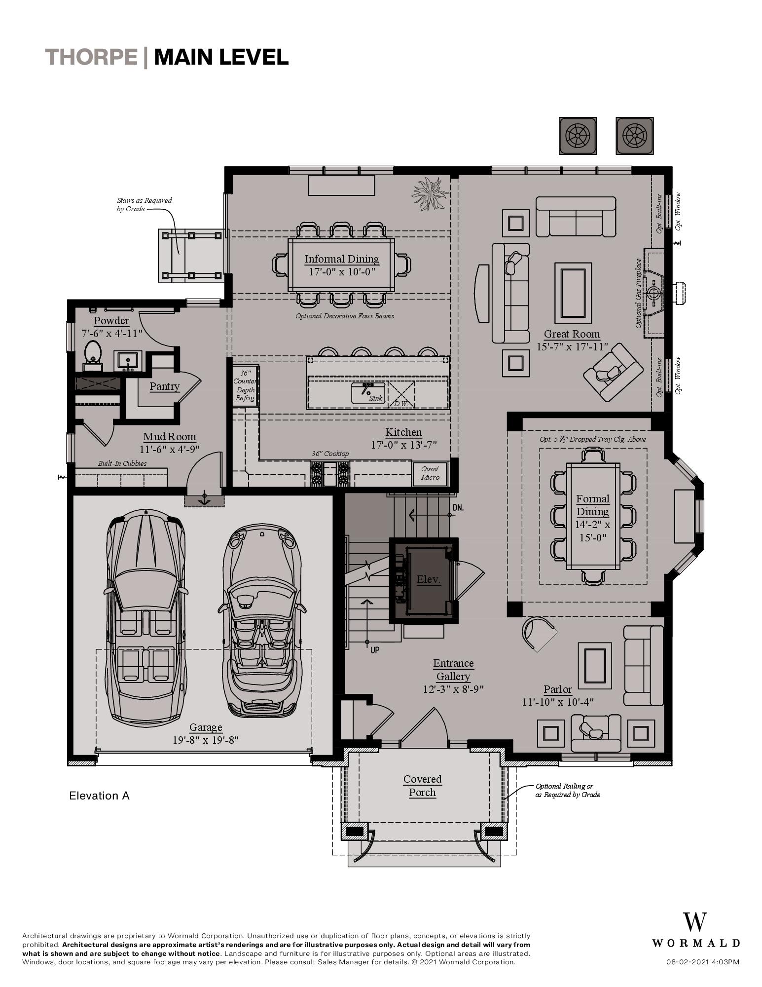 The Thorpe floor plan 0