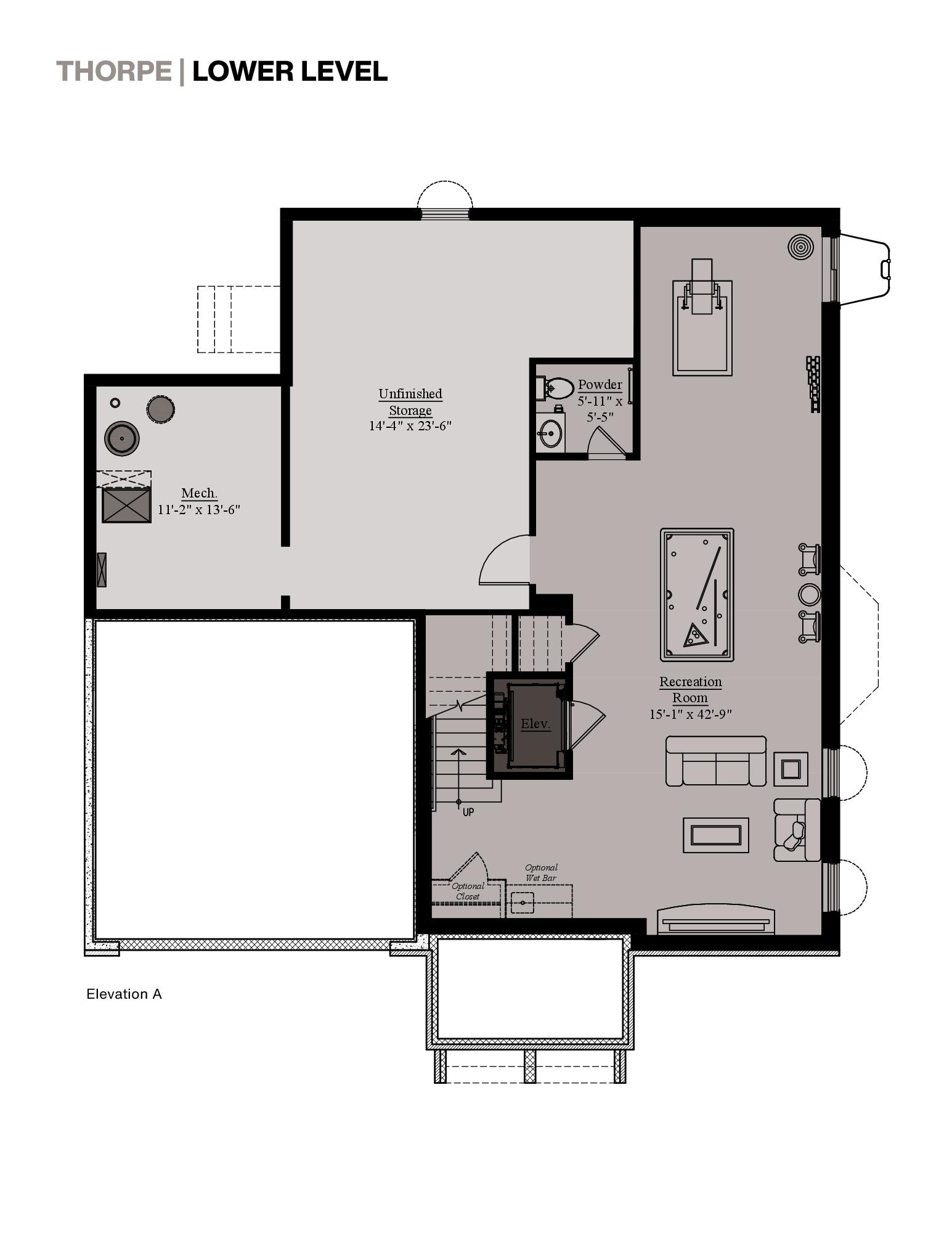 The Thorpe floor plan 3